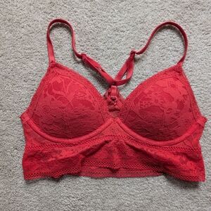 Victoria's Secret Red Lace Bralette